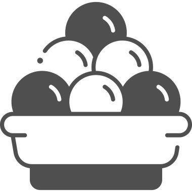 Basit vektör illüstrasyon tatlıları