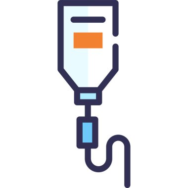 Basit vektör illüstrasyon şişesi