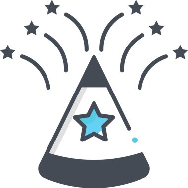 Havai fişekler ve bombalar basit vektör çizimi