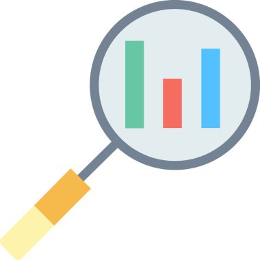 piyasa analizi vektör çizimi. iş kavramı 