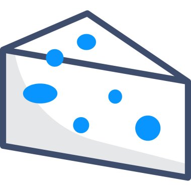 Basit vektör çizim peyniri