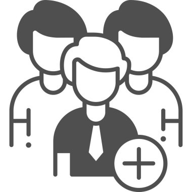 Basit vektör illüstrasyonu daha fazla takipçi