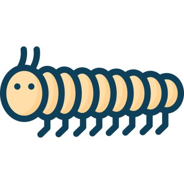 Basit vektör çizimi tırtıl