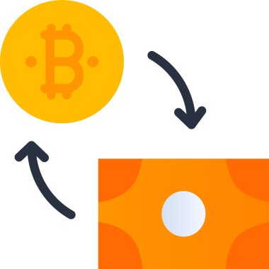 Basit vektör illüstrasyon parası