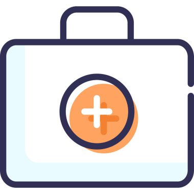 Basit vektör illüstrasyonu ilk yardım 