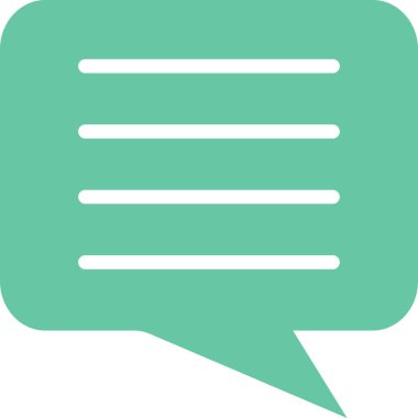 Kurye sohbet vektör illüstrasyonu 