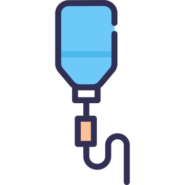 Basit vektör illüstrasyon şişesi