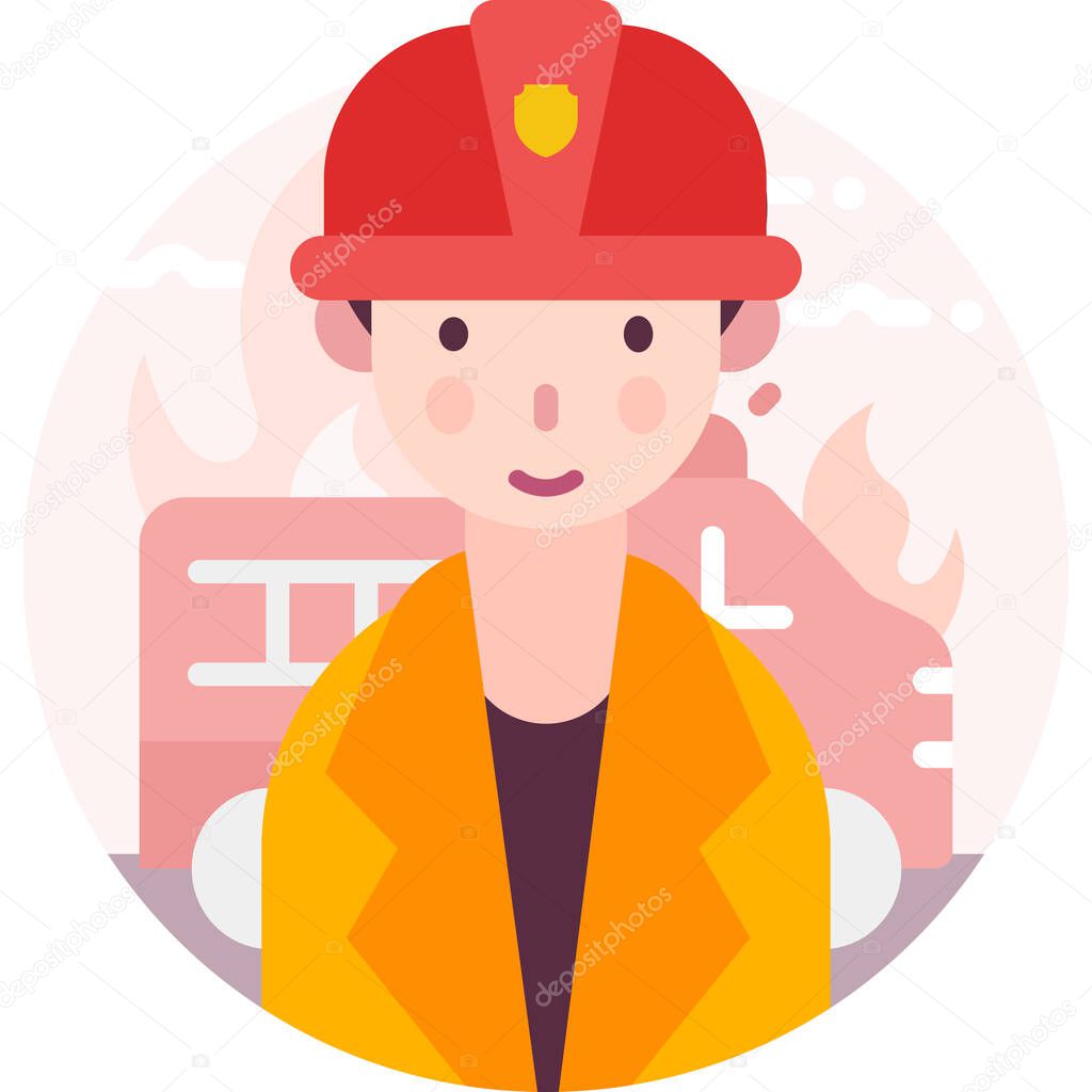 simple vector illustration man