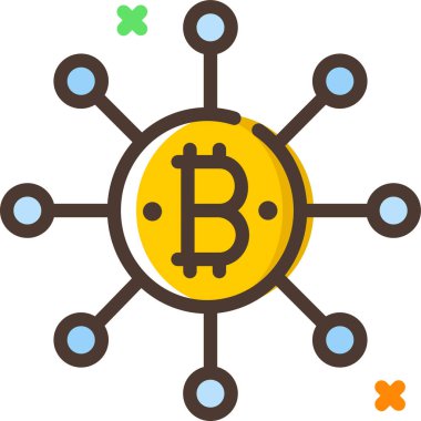 Basit vektör çizimi engelleme zinciri