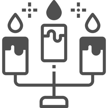 Basit vektör resimleme mumları