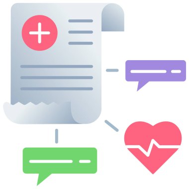 Basit vektör illüstrasyon ilacı