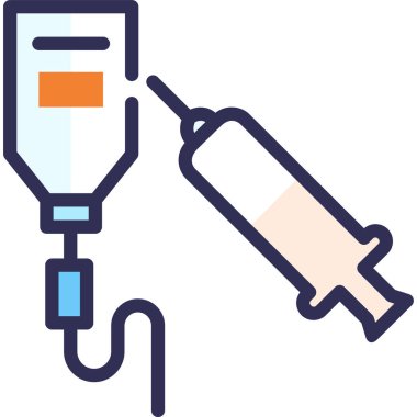 Basit vektör illüstrasyon şişesi