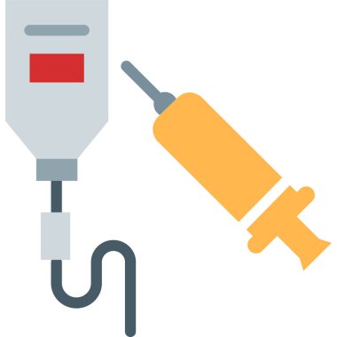 Basit vektör illüstrasyon şişesi