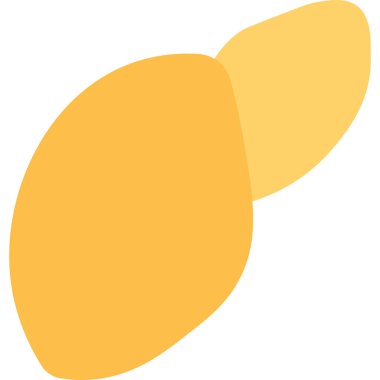 Basit vektör illüstrasyon karaciğer 