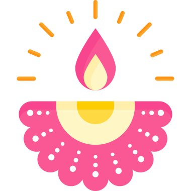 Basit vektör illüstrasyon lambası