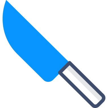 Basit vektör illüstrasyon bıçağı