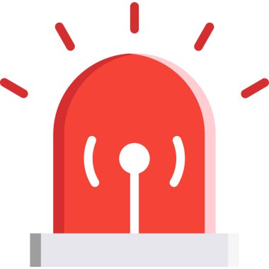 Basit vektör illüstrasyon sireni