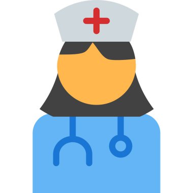 Basit vektör çizimi hemşiresi 
