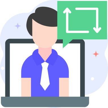 Basit vektör çizimi repost