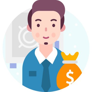 Basit vektör illüstrasyon Bankası