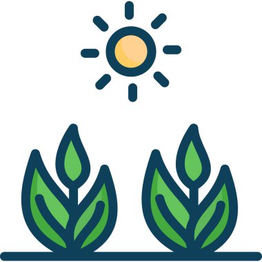 Basit vektör illüstrasyon çiftlik kavramı