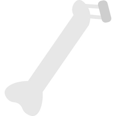 Basit vektör illüstrasyonu insan kemiği