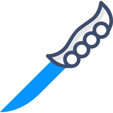 Basit vektör illüstrasyon bıçağı