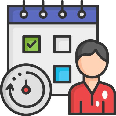 Basit vektör illüstrasyon ataması