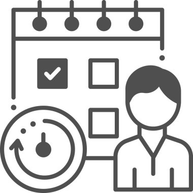 Basit vektör illüstrasyon ataması