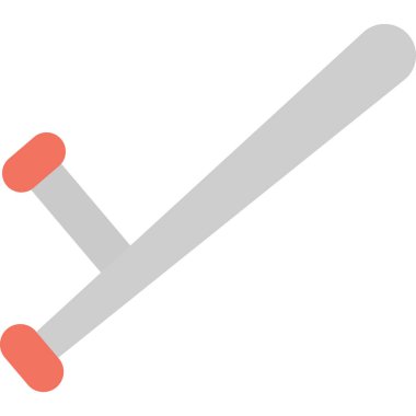 Basit vektör illüstrasyon batonu