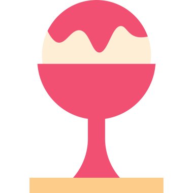 taze dondurma vektör illüstrasyonu 