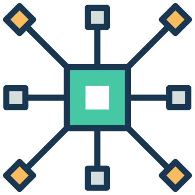 Basit vektör illüstrasyon işi ve finans kavramı 