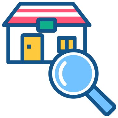 Basit vektör illüstrasyon işi ve finans kavramı 