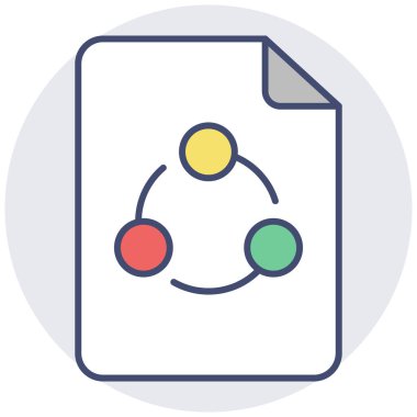 Basit vektör illüstrasyon ışığı