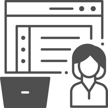 Basit vektör illüstrasyonu günlük durumu