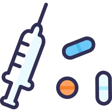 Basit vektör çizim hapları