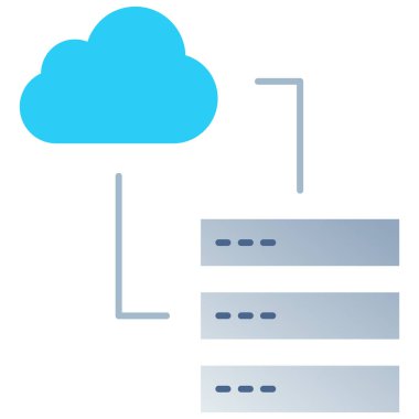 Basit vektör illüstrasyon veri kavramı
