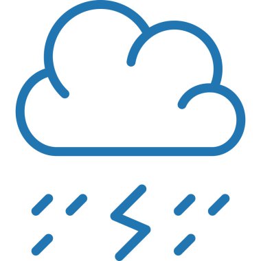 Basit vektör illüstrasyon asit yağmuru