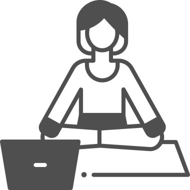 Basit vektör resimleme meditasyonu