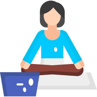 Basit vektör resimleme meditasyonu