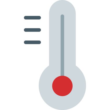 Basit vektör çizim termometresi