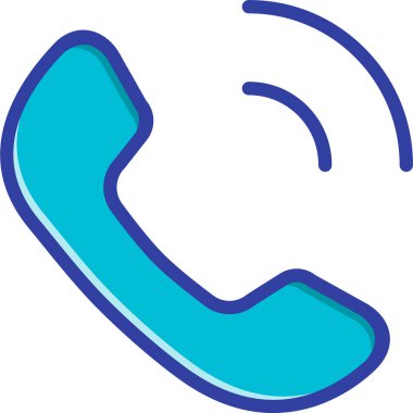 Basit vektör illüstrasyon acil çağrısı