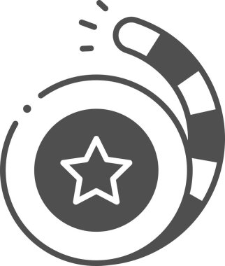 Basit vektör illüstrasyonu sangu chakram