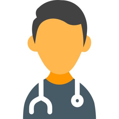 Basit vektör illüstrasyon doktoru