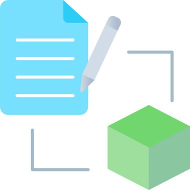 Basit vektör illüstrasyonu dijital internet teknolojisi 