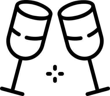 Basit vektör illüstrasyon içeceği