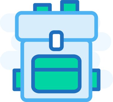 Basit vektör illüstrasyon çantası