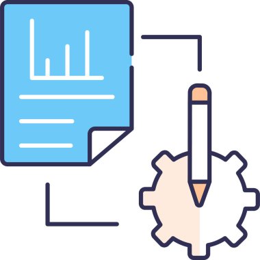 Basit vektör illüstrasyonu dijital internet teknolojisi 