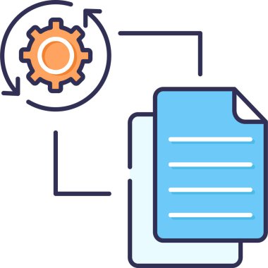 Basit vektör illüstrasyon dosyası