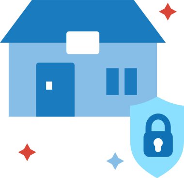 Basit vektör illüstrasyon güvenliği